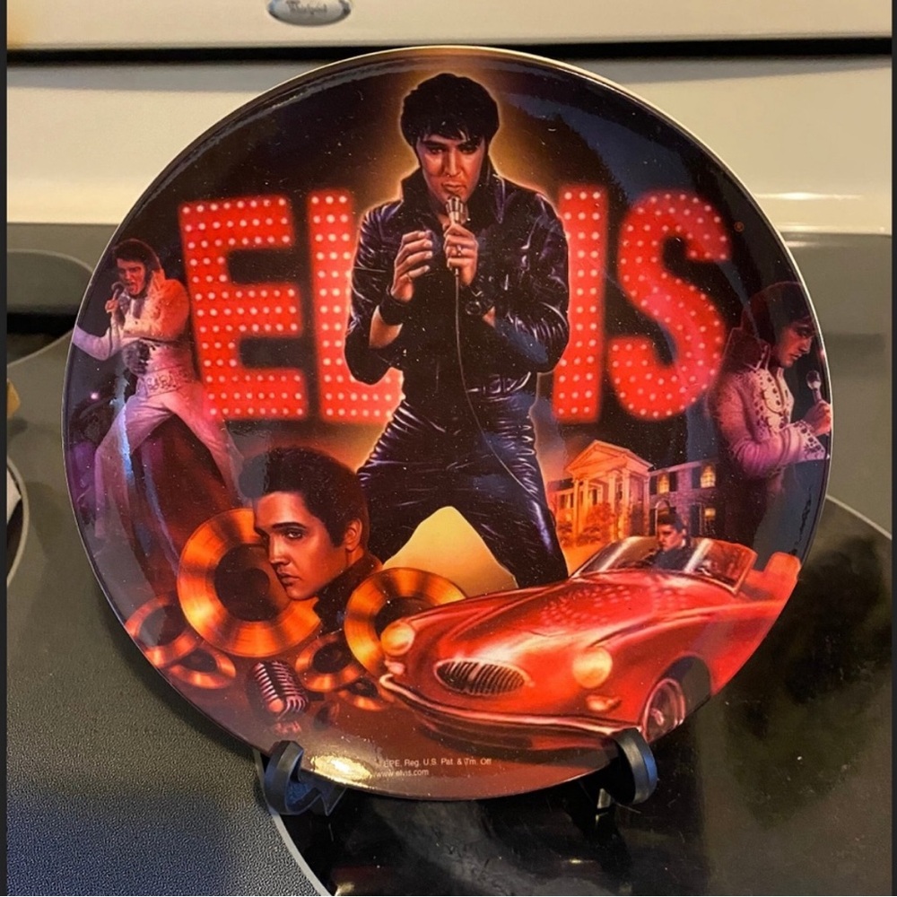 Elvis Presley colecters ceramic plate